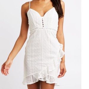 NWT white lace dress